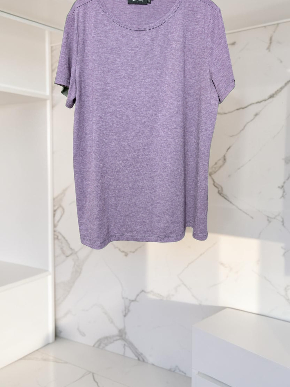 Automet Heather Lavender Purple Crewneck Short Sleeve T-Shirt XL EUC